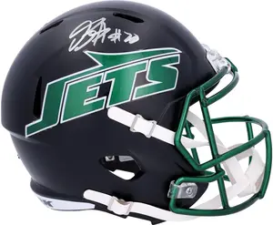 Breece Hall New York Jets Autographed 2024 Alternate #1 Speed Replica Helmet - Fanatics Authentic Certified