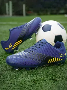 Men's Outdoor Football Shoes, Football Field Boots, Durable Anti-Slip Design, Full Range Flexibility and Control, Suitable for Natural Grass and Artificial Turf Fields