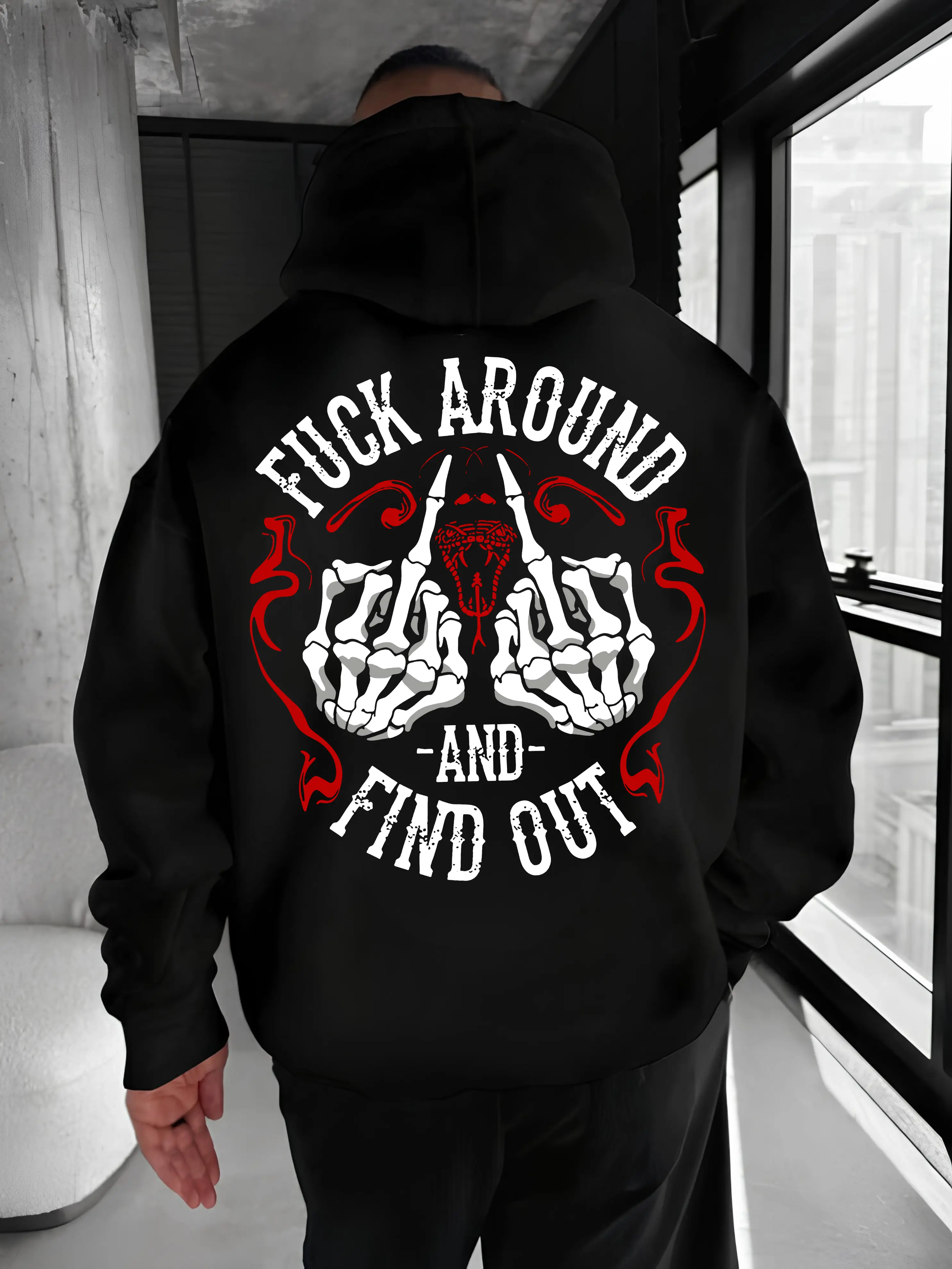 Fuck Around And Find Out Print Hoodie & T Shirt, Red Line Version, Shirt for Gen X Fuck Around And Find Out Print Hoodie & T Shirt, Red Line Version, Shirt for Gen X