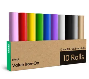 Cricut Value Iron-On Rainbow Sampler - 12 in x3 ft (10ct)