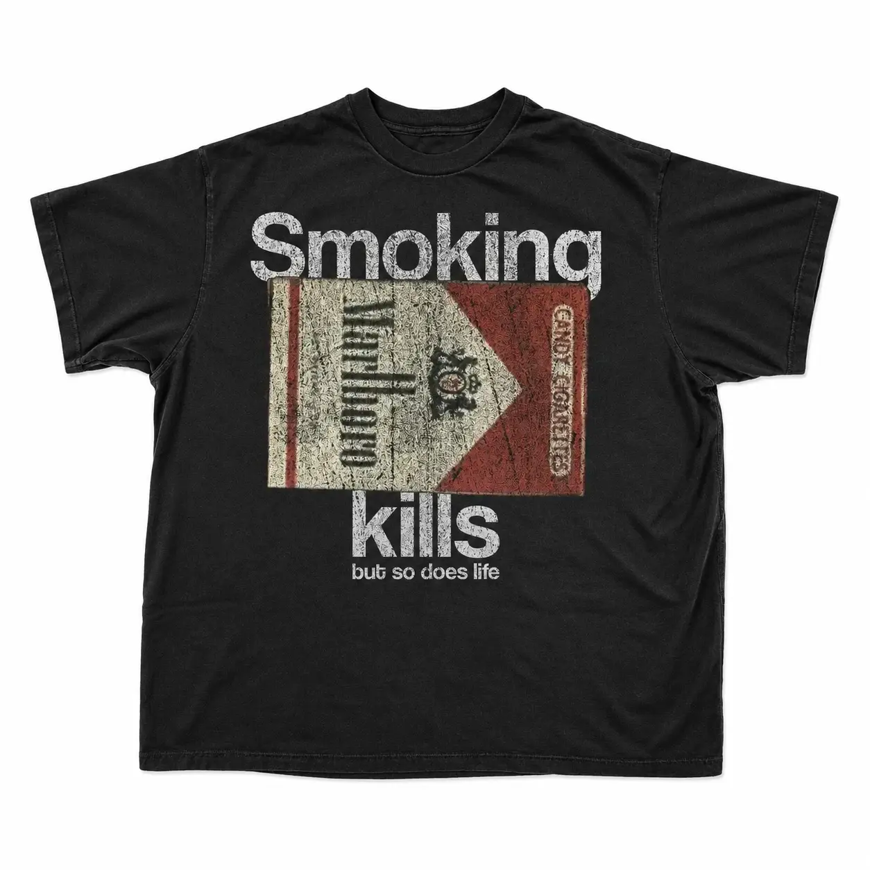 Retro Smoking Kills - But So Does Life Unisex T-Shirt Retro Smoking Kills - But So Does Life Unisex T-Shirt