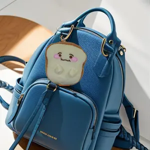 Cute Bread Toast Pet Toy Plush Pendant, Adorable Bread-Shaped Stuffed Toy for Pets, Perfect Decorative Chew Toy for Dogs and Cats