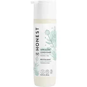 The Honest Company Silicone-Free Conditioner | Gentle for Baby | Naturally Derived, Tear-free, Hypoallergenic | Fragrance Free Sensitive, 10 fl oz