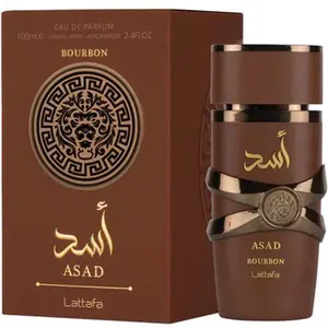 Lattafa Asad Bourbon 3.4 fl oz Eau-de Parfum Spray for Mens Lattafa Asad Bourbon 3.4 fl oz Eau-de Parfum Spray for Mens