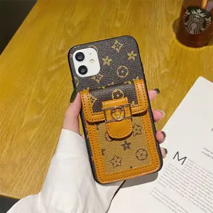 Advanced Change Imitation Leather Ladies Mobile Phone Protective Case Retro Card Case Applicable: IPhone 15 Pro/iPhone 14 Plus/13/iPhone 12/11/7/6/iPhone XR