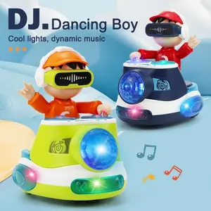 Electric DJ Toy, 1 Count Dancing DJ Toy with Light & Sound, Musical Light Up, Creative Cool DJ Toy, Funny DJ Toy for Kids, Birthday Gift for Boys & Girls.dj bouncing beats kids dj mixer table dj set for kids kids dj set dj toys for toddlers 1-3