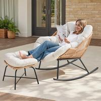 With Ottoman-Cream White