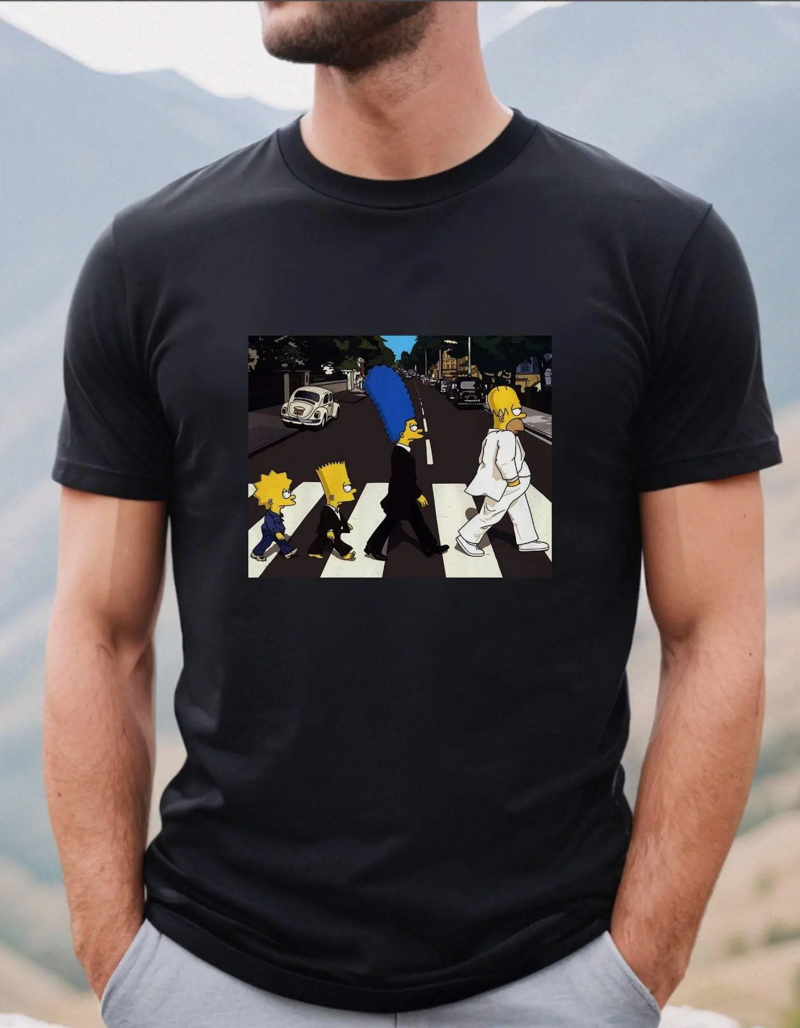 Simpsons Beatles T-Shirt