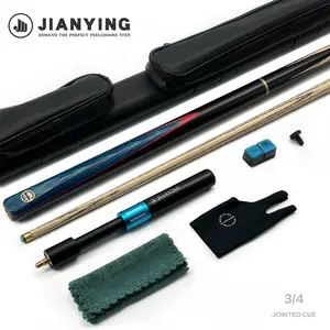 Jianying Snooker Cue – 57in White wax wood material  18-20oz 9.5/10.2/11.5mm Tip + Free Kit pro Snooker Cue – Premium Wood for Precise Shots