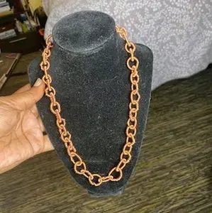 HEAVY THICK COPPER HANDMADE BY CHIEF KANDAKE NECKLACE