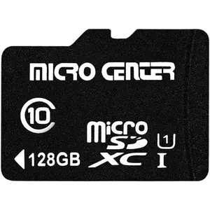 Micro Center 128GB Class 10 Microsdxc Flash Memory Card with Adapter for Mobile Device Storage Phone, Tablet, Drone & Full HD Video Recording - 80Mb/S UHS-I, C10, U1 (1 Pack)