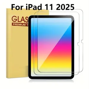 2-Pack Glass Screen Protector for iPad 11 (11th Gen A16) & 10.9-Inch (2022), Anti-Fingerprint, Anti-Glare, Scratch-Resistant, iPad Accessories