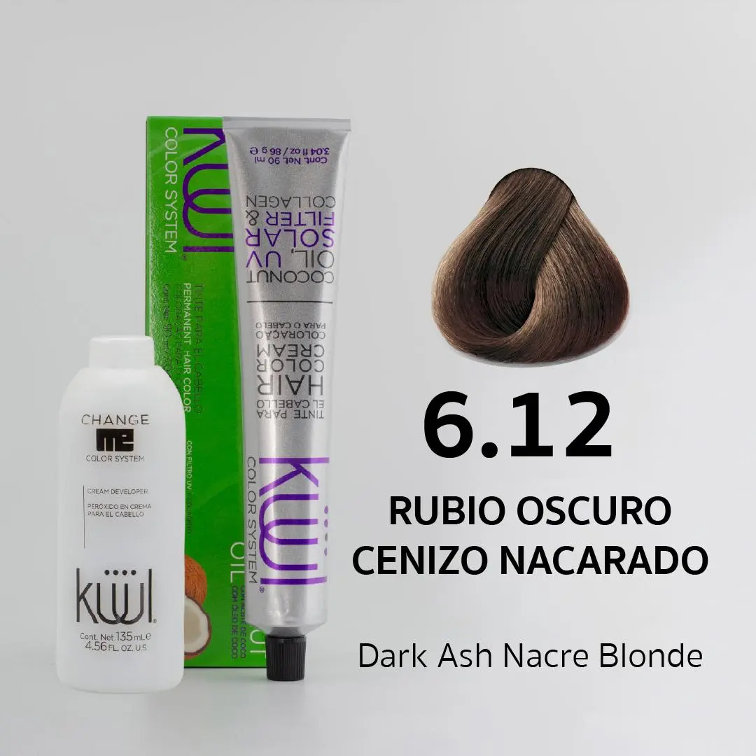 6.12	Dark Ash Nacre Blonde