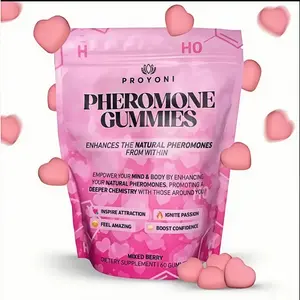 Pheromone Gummies -Enhances your NaturalPheromones From Within -60 CountMixed Berry Flavor Healthcare, Dietary, Vitamin, Supplement,Fitness, Edible, feminine gummies