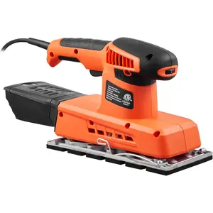 Father's Day Gift VEVOR Sheet Sander, 1/2 Sheet 2.5A Electric Sander for Woodworking, Max. 12000RPM Variable Speed Sheet Finishing Sander with Sandpaper and Dust Box for Wood Polishing Sanding