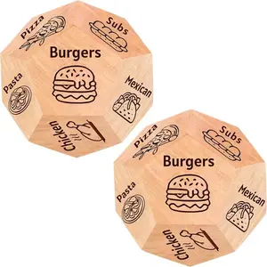 [Buy 1 Get 1 Free] Funny Stocking Stuffers for Men Women Teen Girls Boys, White Elephant Gifts for Adults Useful, Date Night Food Dice, Birthday Anniversary Wedding Couples Gifts for Him Her Boyfriends