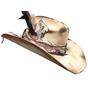 Wild and Free-Custom cowboy style wool hat.