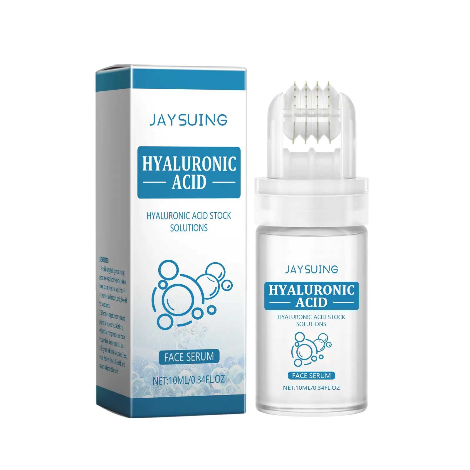 Hyaluronic Acid Micro Needle Roller, Facial Skin Revitalizing Tool, Facial Beauty Instrument, Hydration Serum, Enhancing Serum, Anti Age Boost Moisturizing & Firming Facial Serum For Reducing the Look Or The Signs Of Aging