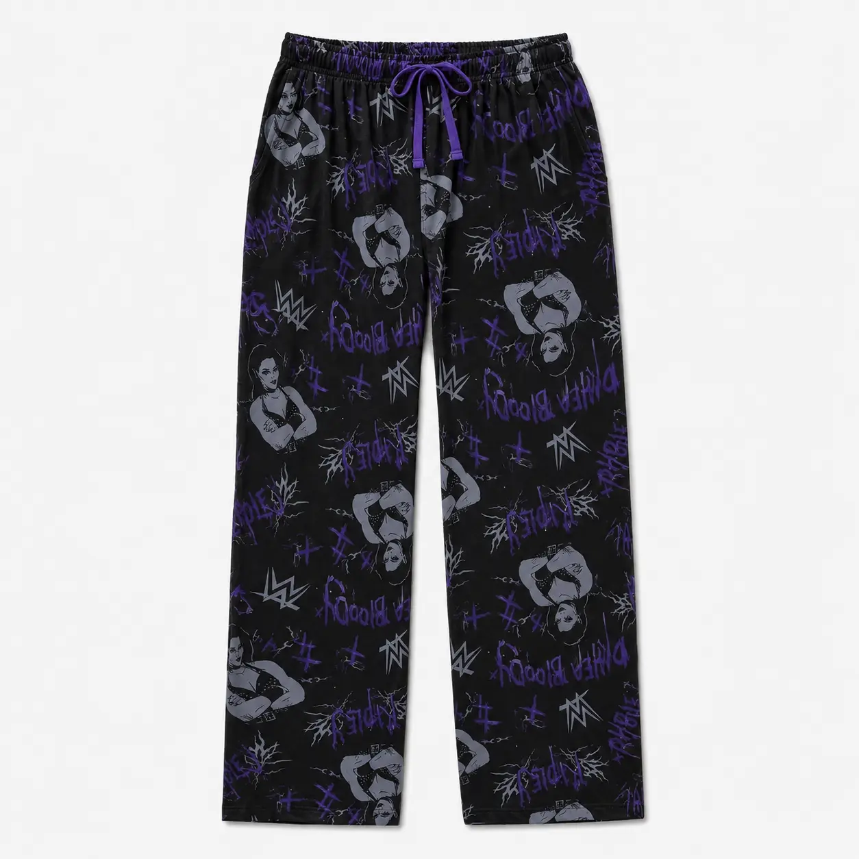 Women’s Gothic Wwe Rhe Riplay Pajama Pants, Graphic Lounge Sleepwear Pants, Cozy Gift For Girls & Women