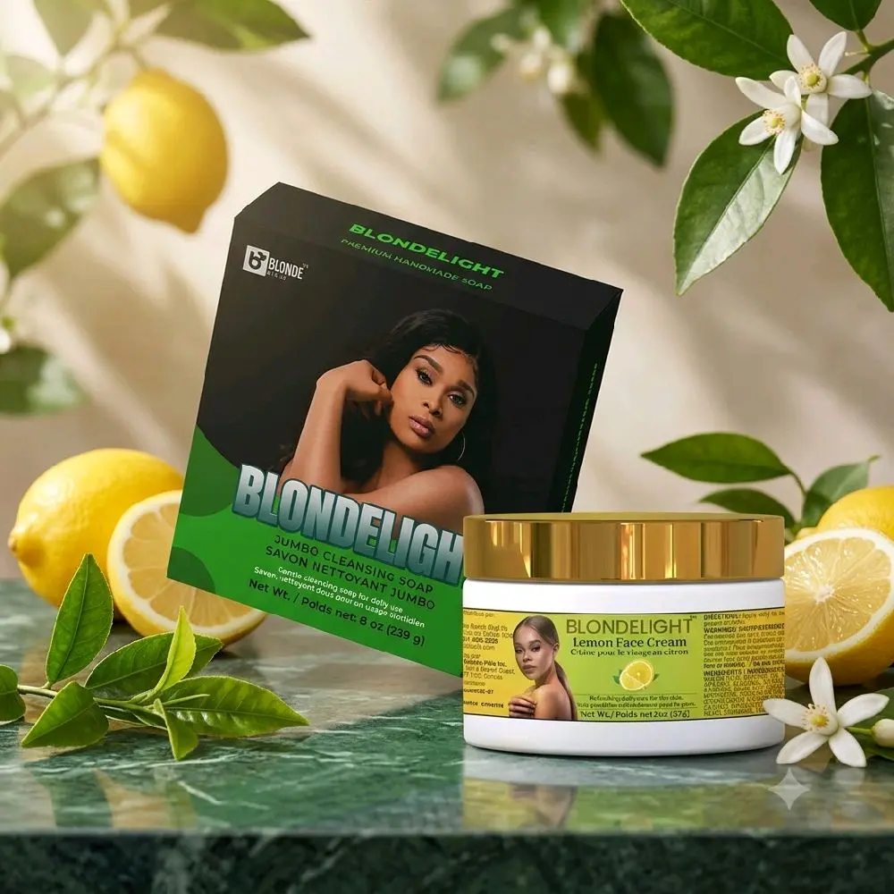 BlondeLight 2pcs Sets Lemon Face Cream 2oz and Soap lemon 6oz, worldcashop usa - Blondenators, blondedyferdinand, blondesnap