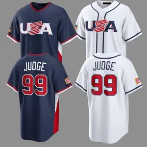 USA Baseball 2026 World Baseball Classic Jersey – Men’s White & Navy Home Stadium Shirt, Team USA Fan Jersey, All Collection