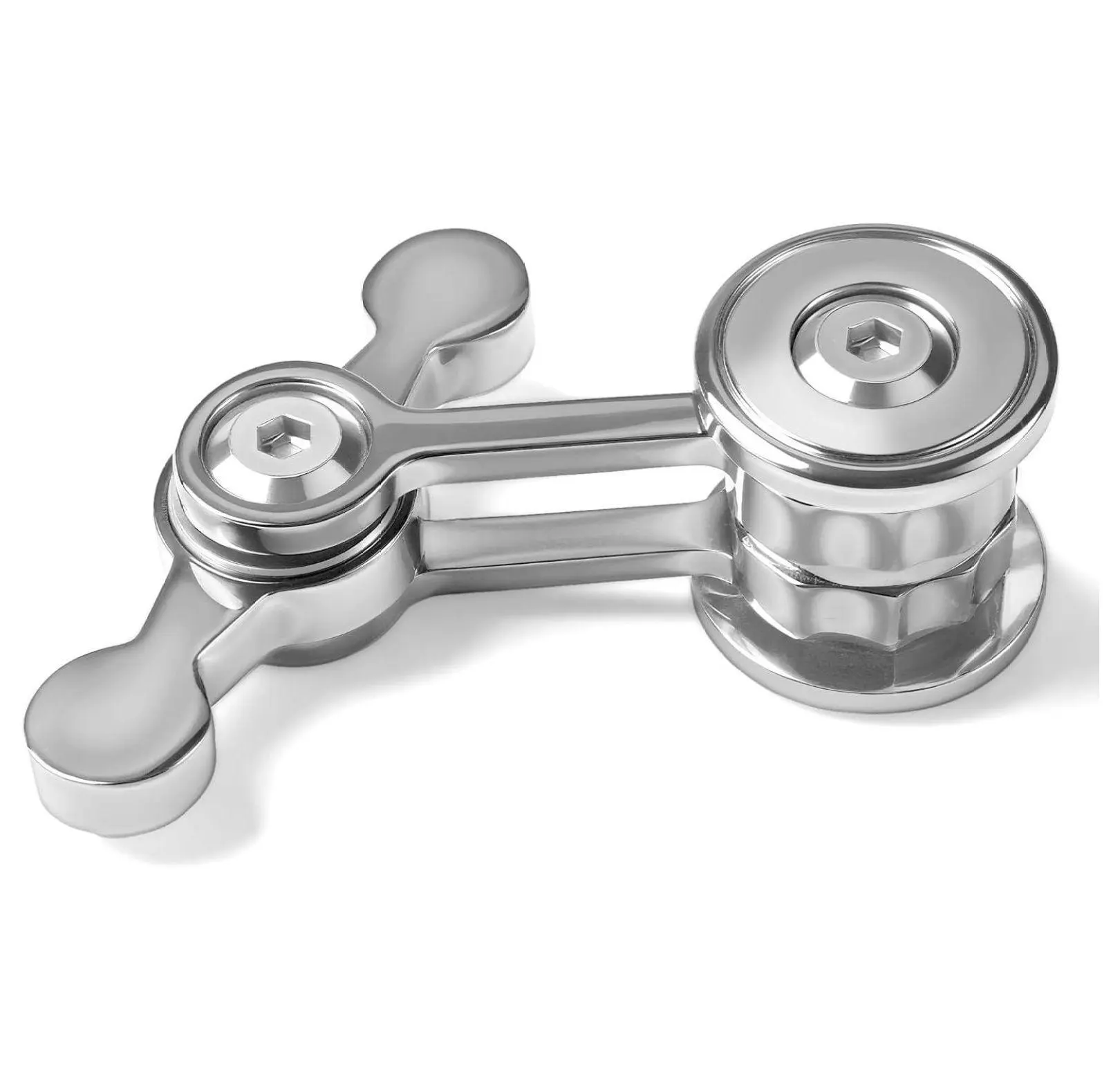 Metal Silver Fidget Spinner for Students - 3.2 in Compact Form, Silent Spin, Balanced Design - Classroom Focus, Anxiety Relief Office Desk Toy