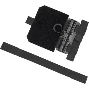 Quick Release Cummerbund Conversion Attachment for Tactical MOLLE Vest Quick Disconnect Buckle Hook & Loop Strap & Flap Adapter for Airsoft/Training Vest Accessories