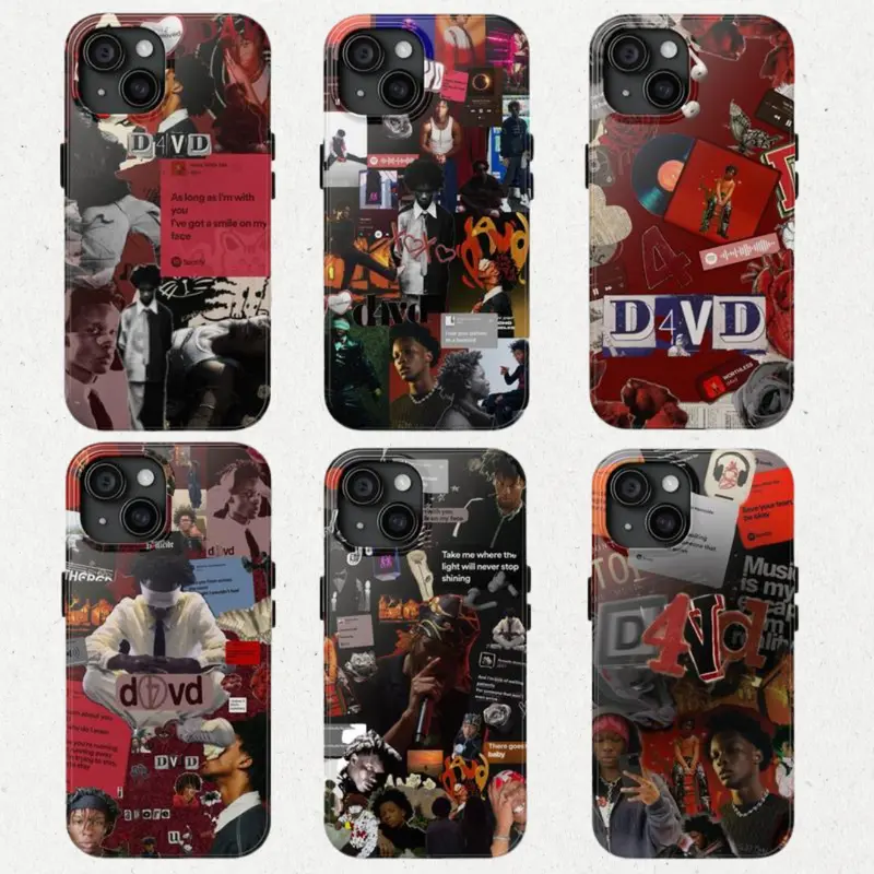D4vd Phone Case Withered 2025 World Tour Protective Case Gift For Fans For iPhone 16 15 14 13 12 11 and Samsung S25 24 23 22 21