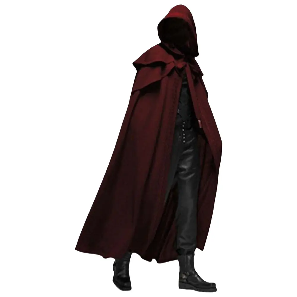 Wine Red Gothic Cloak