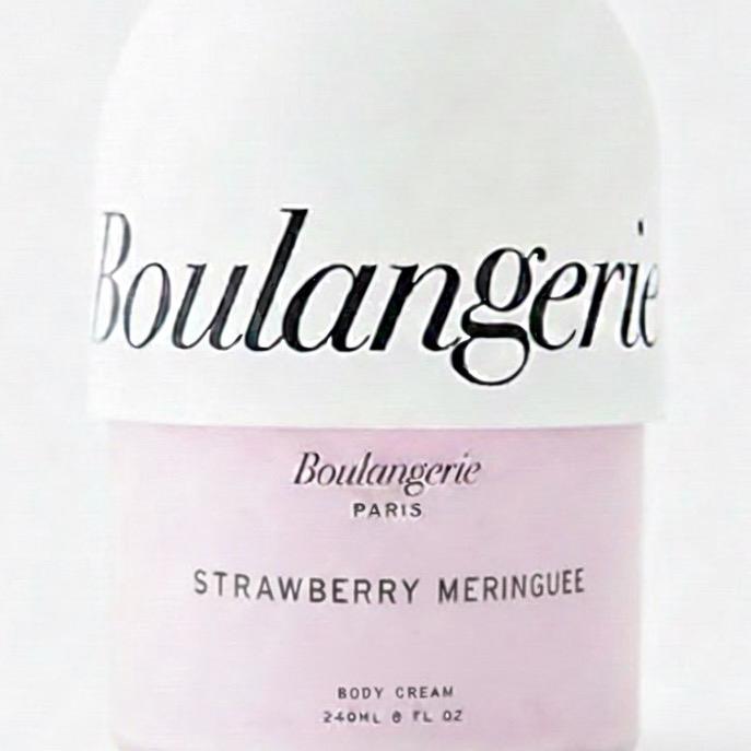 Boulangerie Body Cream Niacinamide 250G - Luxurious French Formula with Strawberry Meringue Fragrance for Silky Smooth Skin