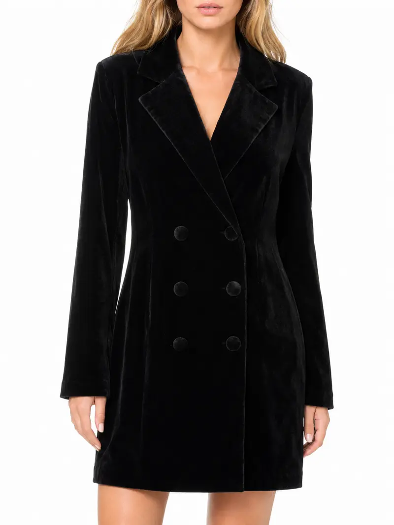 black blazer dress - TikTok Shop