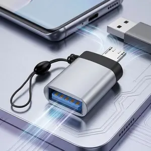 Usb 3.0 otg adapter, micro usb to uSb female Converter for phone tablet Camera, High-speed data Transfer, Portable Cross-Interface Connector, Multi-device Compatibility, Single or Double pack Option