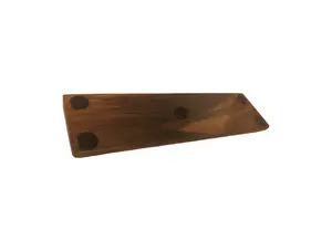 Black Walnut Wooden Wrist Rest for Mechanical Keyboards (layouts: 60/65/75/80/96/100)