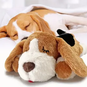Stress Relief Dog Heartbeat Toy, Large Breed Calming Device, Sleep Aid Training Tool, Plush Animal Toy for Puppies & Cats