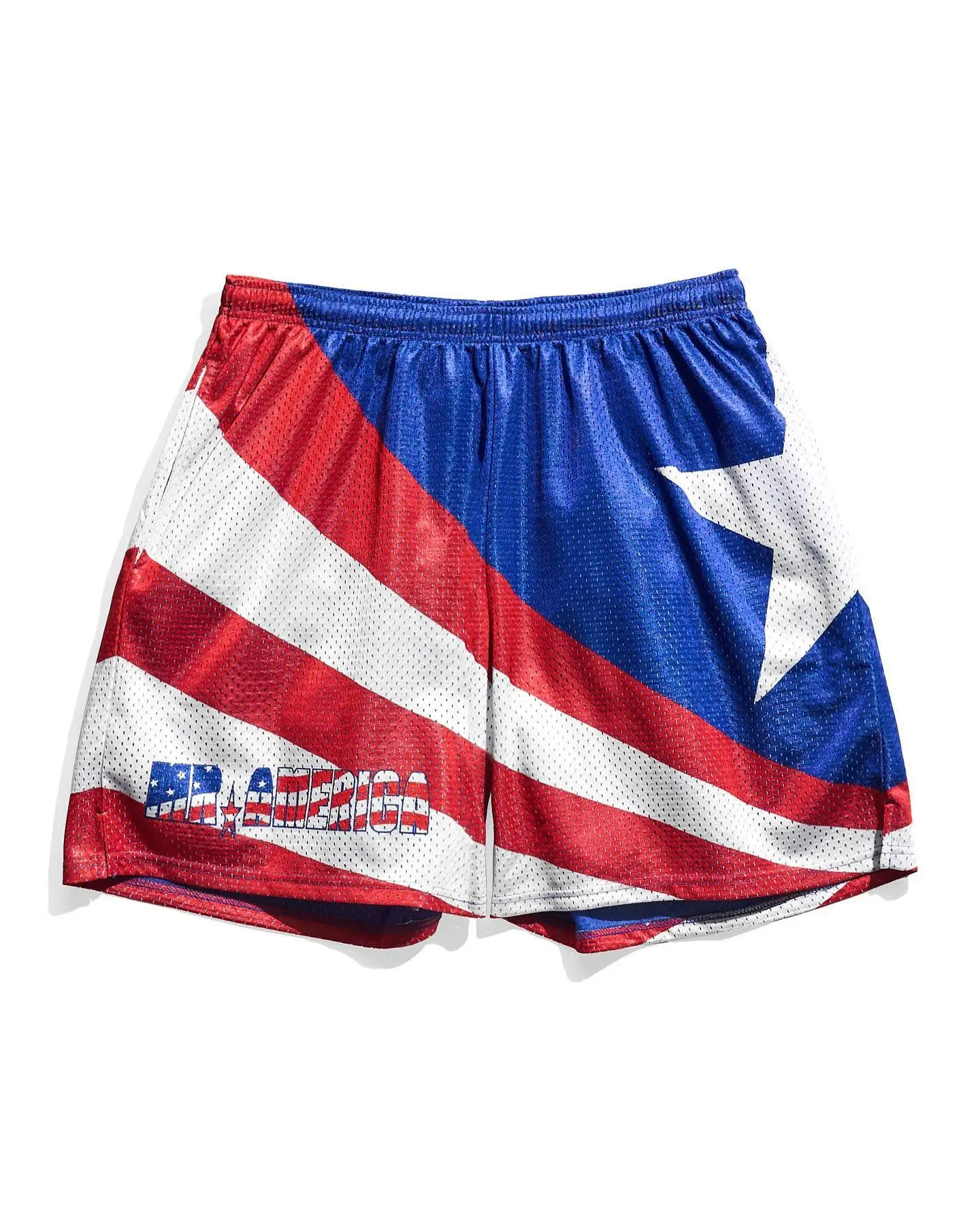Chalk Line Hulk Hogan Mr. America 2003 Entrance Shorts – Premium Wrestling Mesh Athletic Shorts for Men | Midweight Gym Shorts | Retro Streetwear & Everyday Casual Wear