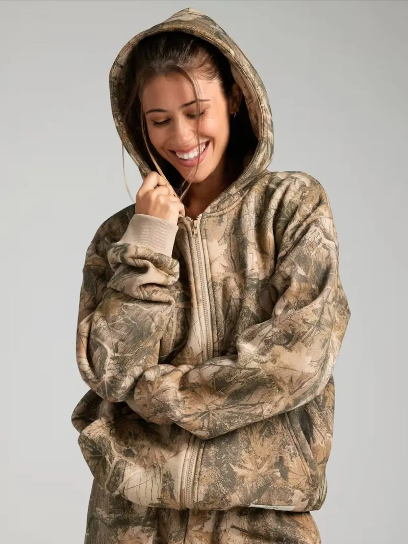 Comfrt | Camo Zip Hoodie