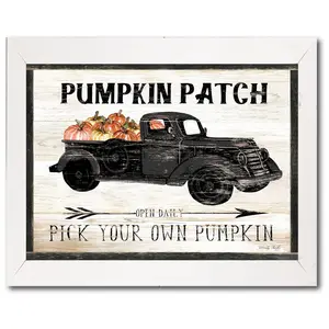 Courtside Market Pumpkin patch 16" x 20" Canvas Wal l Art