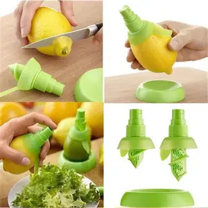 Manual Orange Juice Squeeze Juicer Lemon Spray Mist Orange Fruit Squeezer Sprayer for Salad Fresh Flavor Kitchen Cooking Tools Utensils Lemon Squeezer