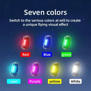 Mini Drone Strobe Light for DJI NEO/Mini 4 Pro/Mini 2/4K/Mavic 3 Lightweight 6 Lights Color Anti-collision Signal Lamp Accessory