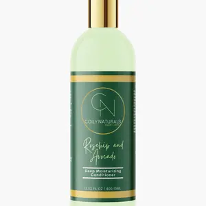 Rosehip and Avocado Deep Moisturizing Conditioner for Nourishing and Hydrating Hair