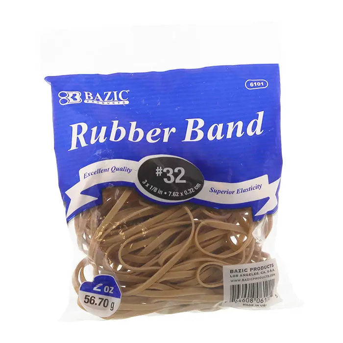 BAZIC 2 Oz./ 56.70 g #32 Rubber Bands BAZIC 2 Oz./ 56.70 g #32 Rubber Bands