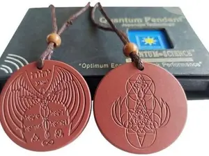 Flying Archangel Protection Amulet Necklace,Volcanic Energy Stone Blocker Shield Protection Necklace
