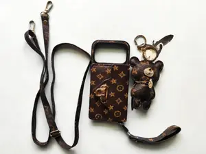 Luxury Phone Wallet Case for iPhone 17 Pro with Trendy Design and Adjustable Strap for Secure Fit and Premium Protection