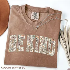 Comfort Colors Be Kind TShirt, Motivational Teacher Tee, Choose Kindness T-Shirt, Positive Affirmation Gift, Counselor Appreciation T-Shirt