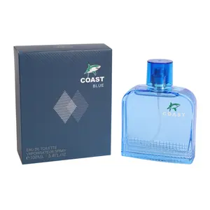 Coast Blue Eau de Toilette Spray Cologne for Men 100ml/3.4fl.oz. - Fragrance for Men - Refreshing Scent