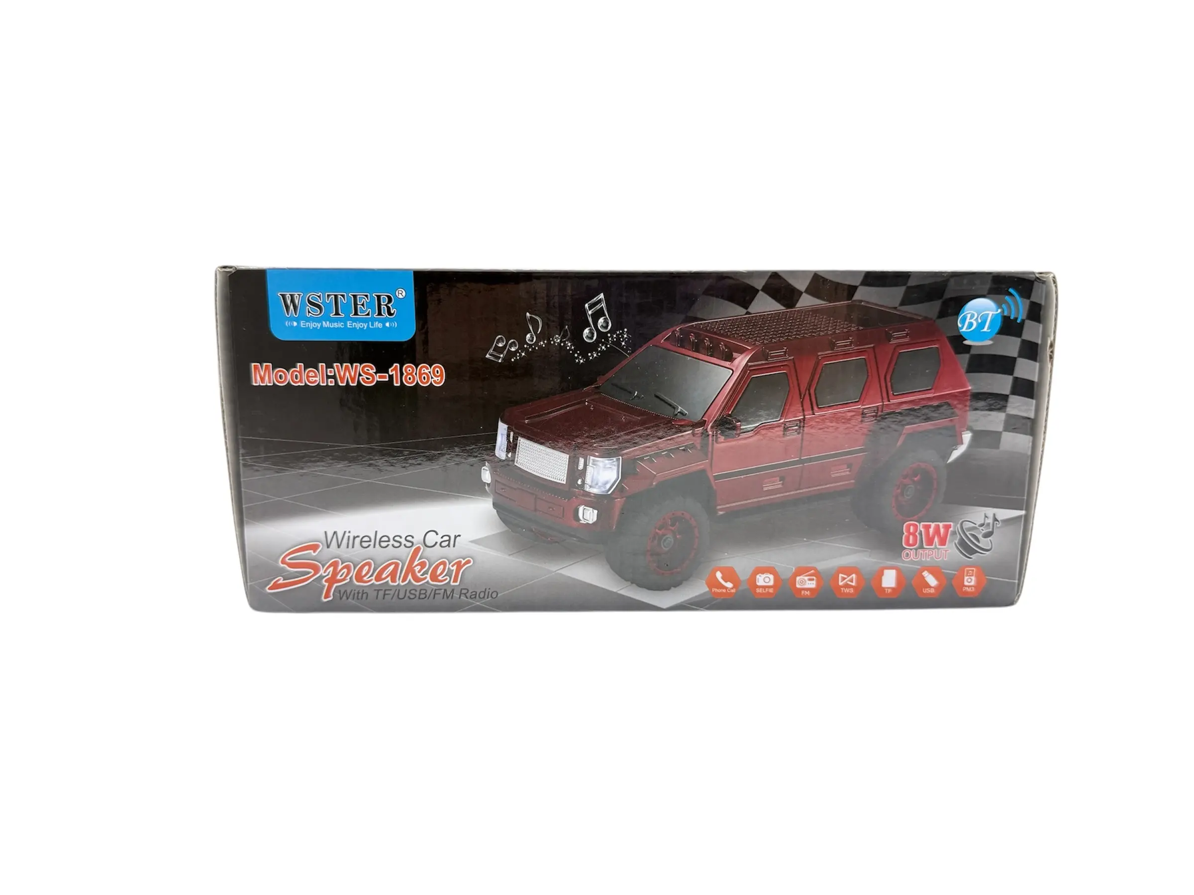 DriveBeat Pro: Wireless Car Speaker with TF/USB/FM Radio – Your Ultimate Road Trip Companion