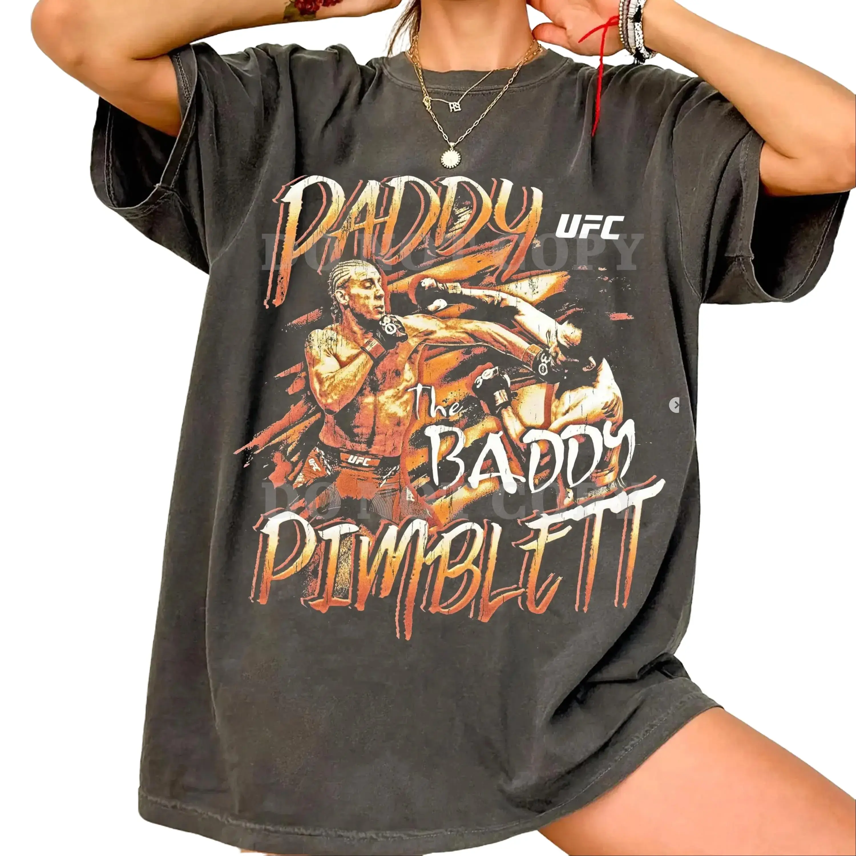 Comfort Colors Paddy the Baddy T-shirt, Paddy Pimblett Graphic