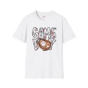 Game Day Baseball T-Shirt — 'Game Day' Glove & Ball Graphic Tee