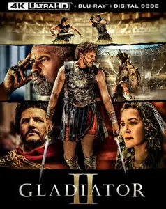 Gladiator II  [4K ULTRA HD BLU-RAY MOVIE] With Blu-Ray, 4K Mastering,