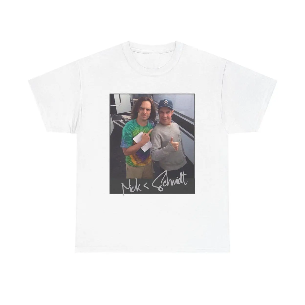 Nick Miller & Winston Schmidt College Selfie T-Shirt | Vintage New Girl Movie Shirt | Nick and Schmidt Funny Shirt V1, Classic